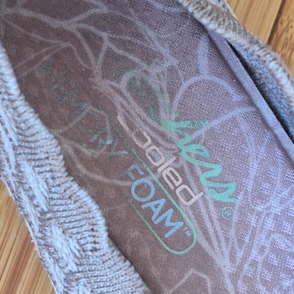 Skechers Women's Cleo Honeycomb Flat Comfortable Slip-On Ballet with Air Taupe 7 - Picture 3 of 15